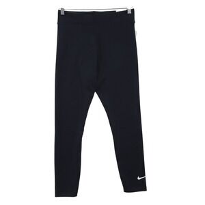 Nike Womens Black High Rise 7/8‎ Length Leggings M Sporty Gorpcore Minimalist